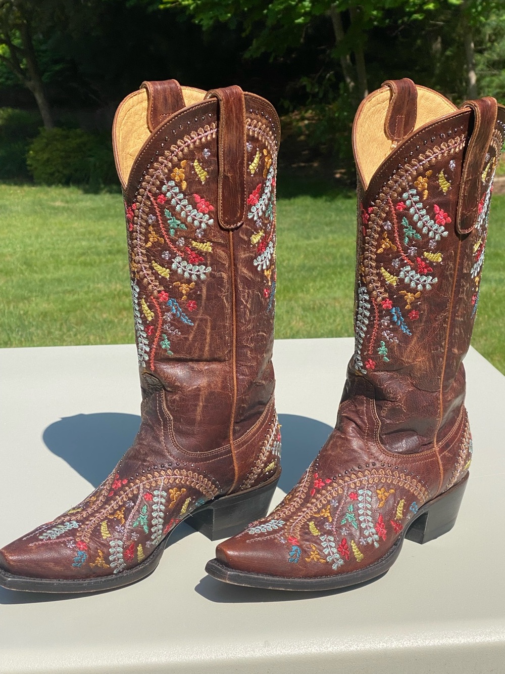 Old Gringo Bonnie Western Embroidered  Boots, 6.5 B